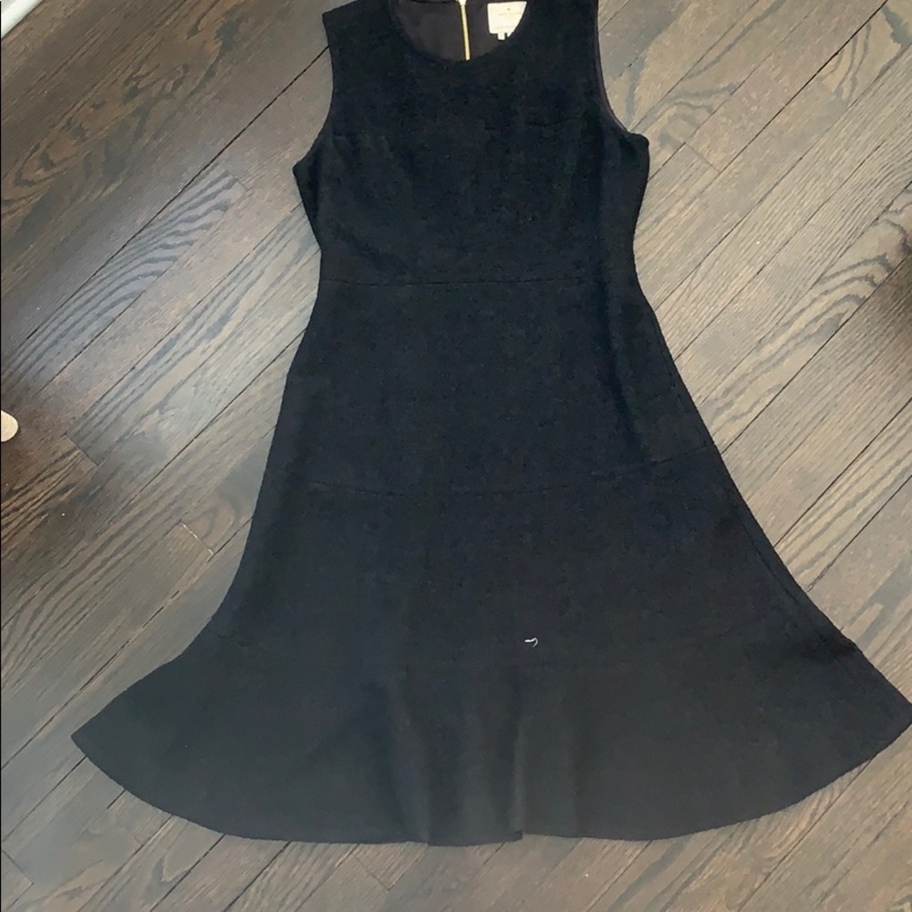 Black A-line dress